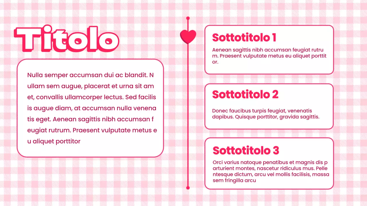 Materiale da conferenza Trendy Coquette rosa