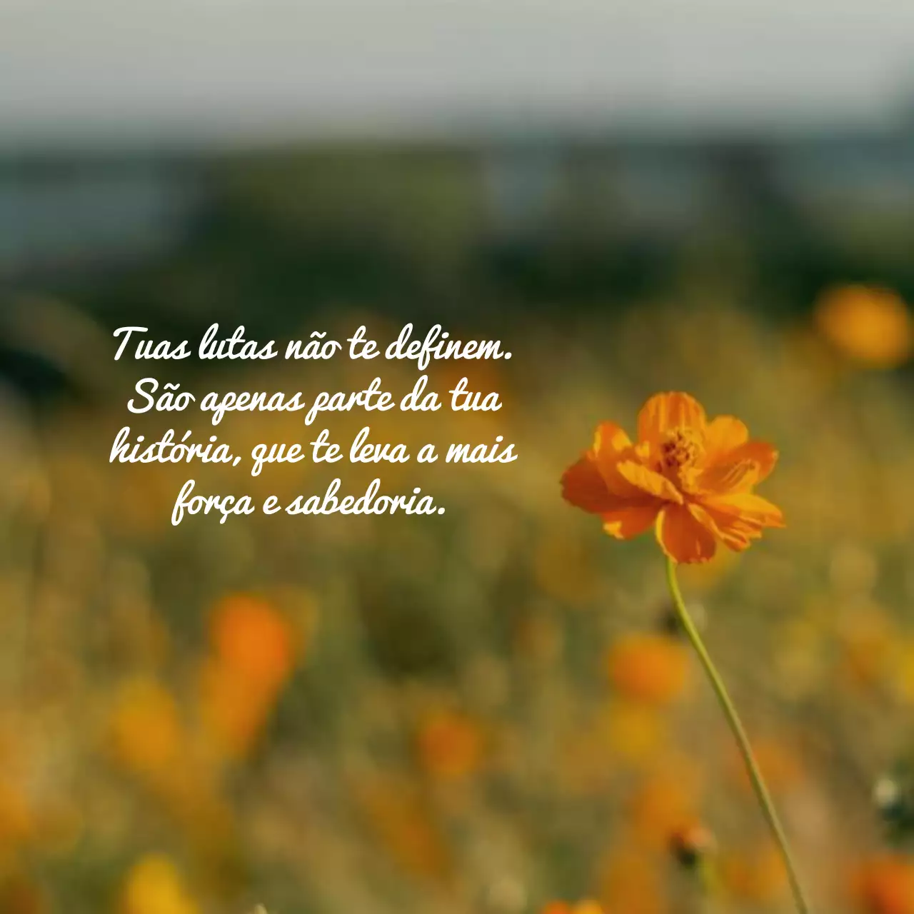 Laranja e Bege Natural Inspiration Quote Mental Health Blog Promoção