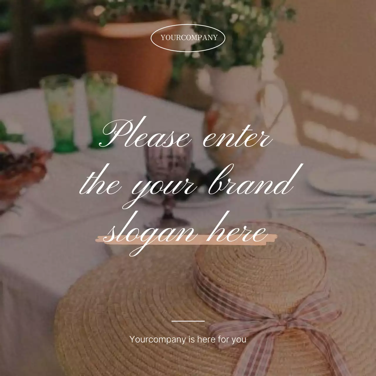 Promote trendy social media marketing feeds in pink and ivory