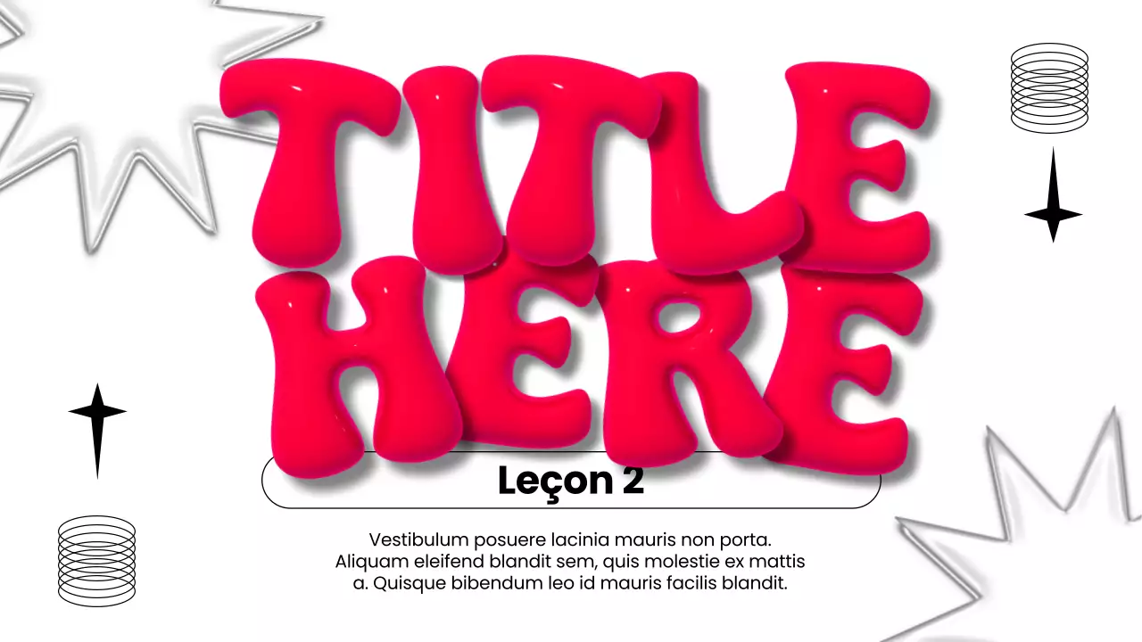 Rapport marketing 3D moderne blanc et rouge