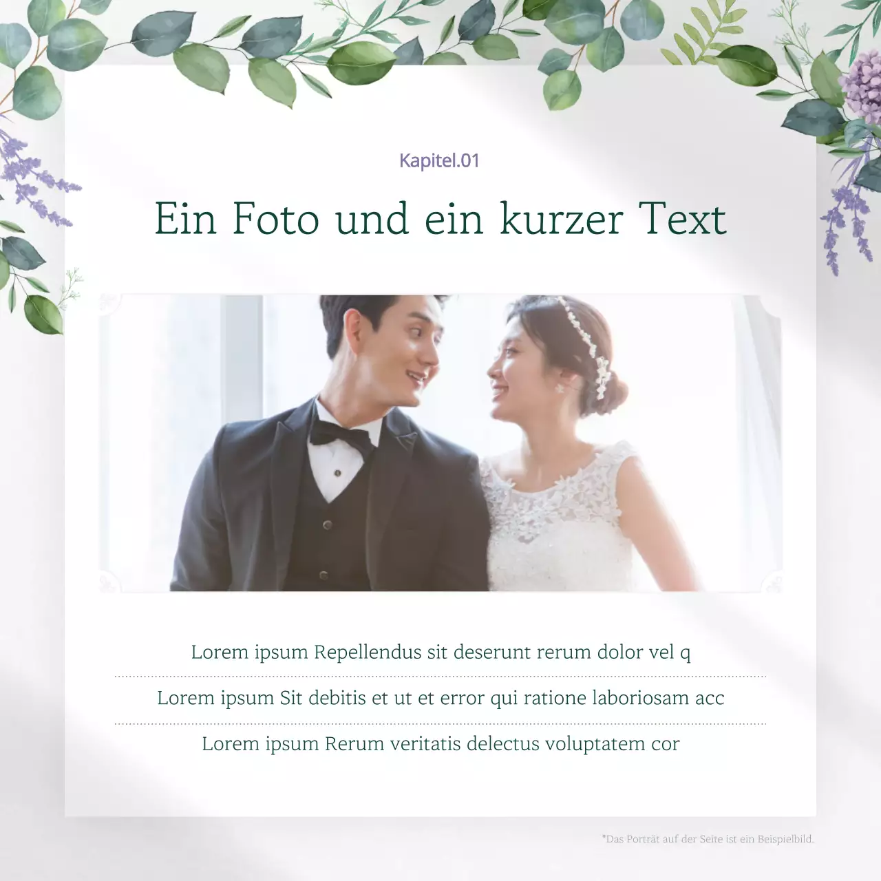 Förderung eines modernen Markenmarketings in Grün und Weiß