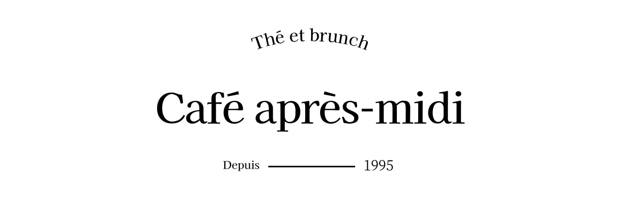 Un café brunch à l'ambiance sentimentale