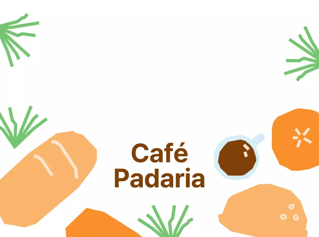 Cafés com pão delicioso