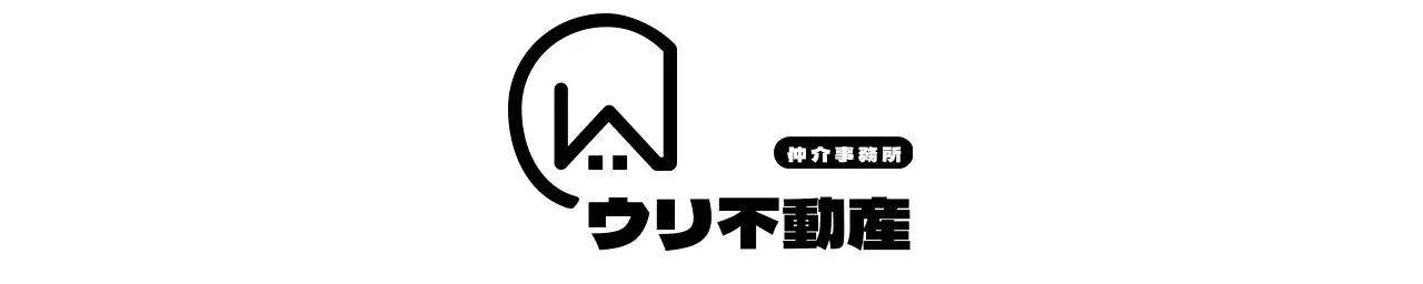 緑色の親しみやすい仲介事務所の不動産ロゴ