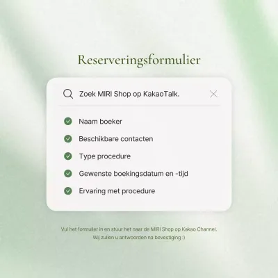 Promoot een groen, modern boekingsformulier voor sociale-mediamarketing