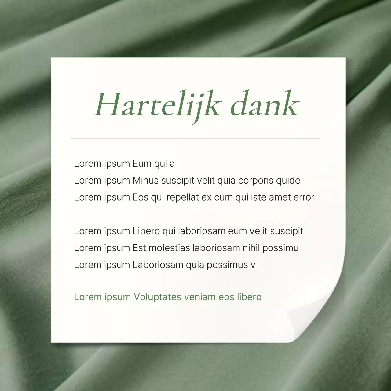 Groene, moderne social-mediamarketingfeedaankondigingen