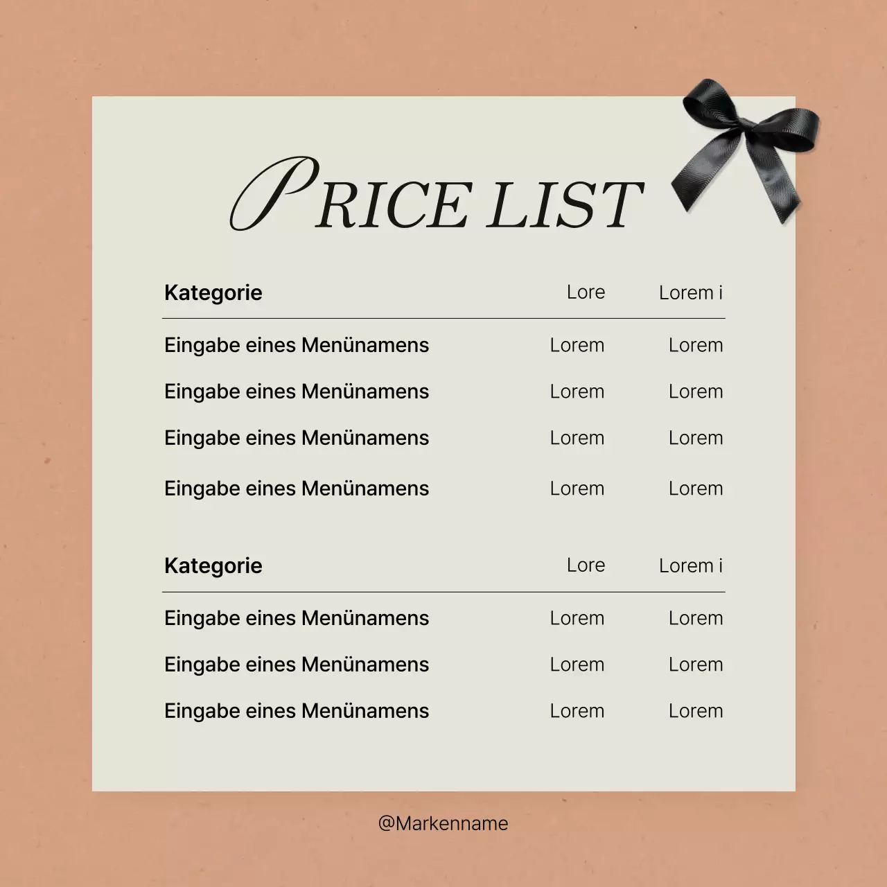 Bekanntgabe der Preise für trendiges Social Media Marketing in Rosa und Elfenbein