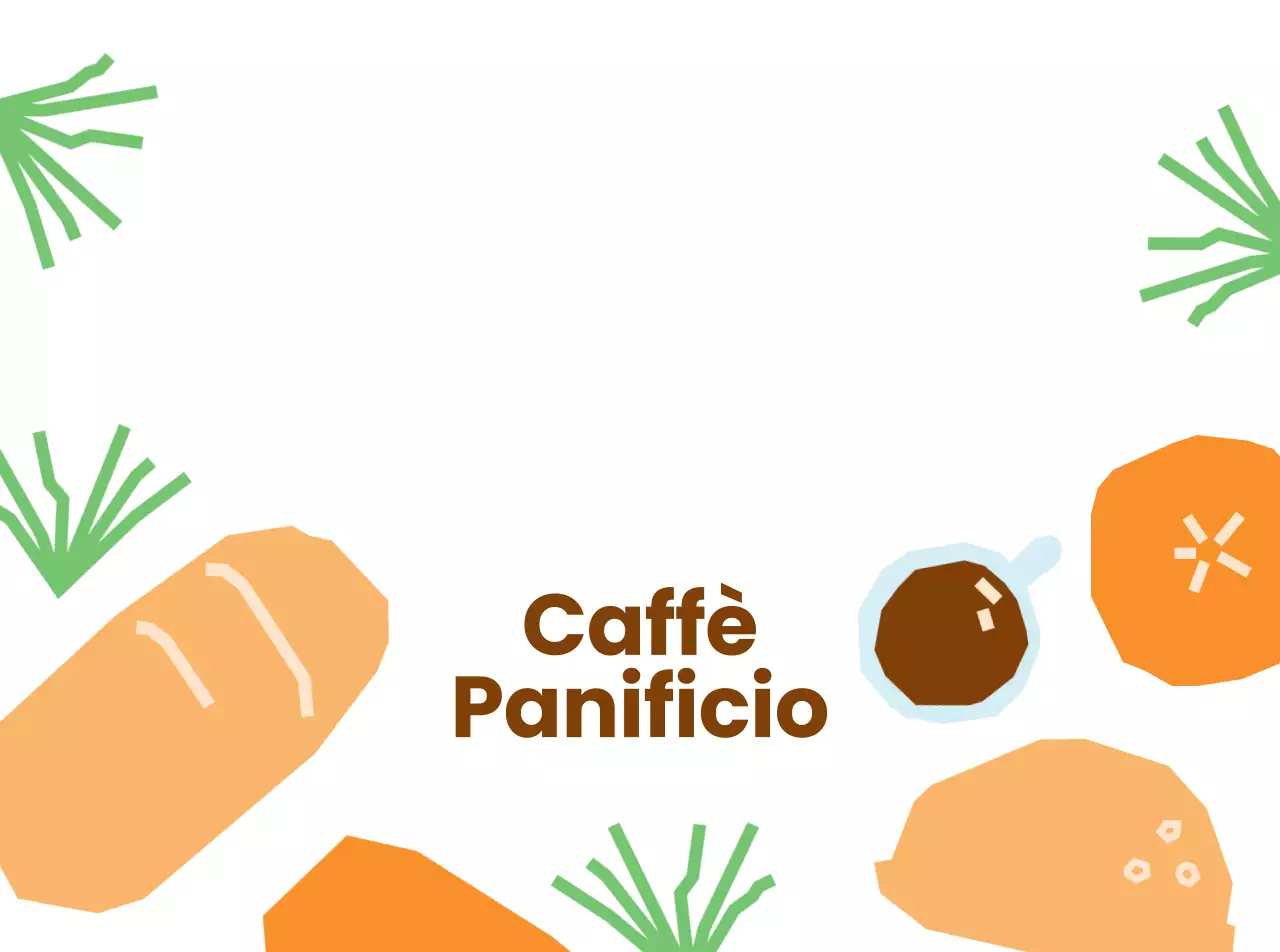 Caffè con pane delizioso