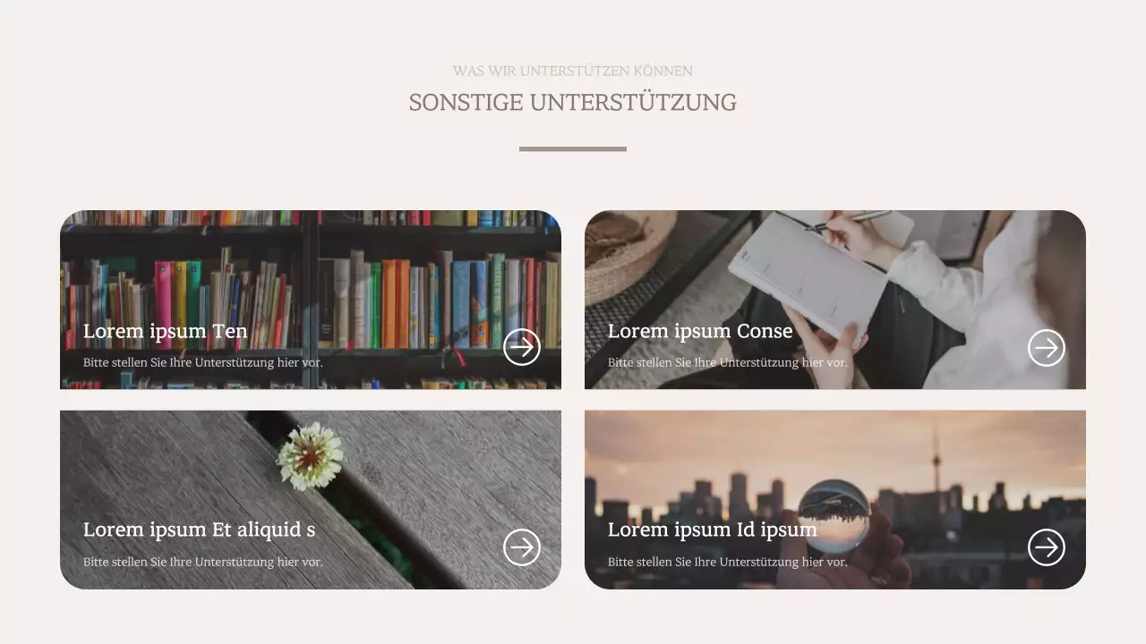 Buchvorschlag für ein modernes Werk in Braun