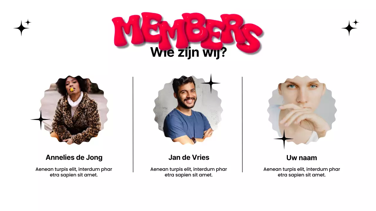 Wit en rood modern 3D marketingrapport