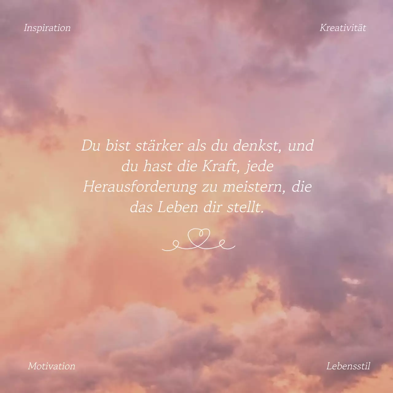 Lila und Weiß Natürliche Inspiration Zitat Psychische Gesundheit Blog Promotion