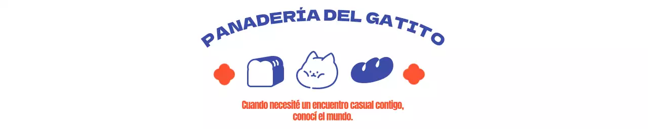 Diseña una simpática bolsa de la compra para panadería con un simpático personaje gatuno