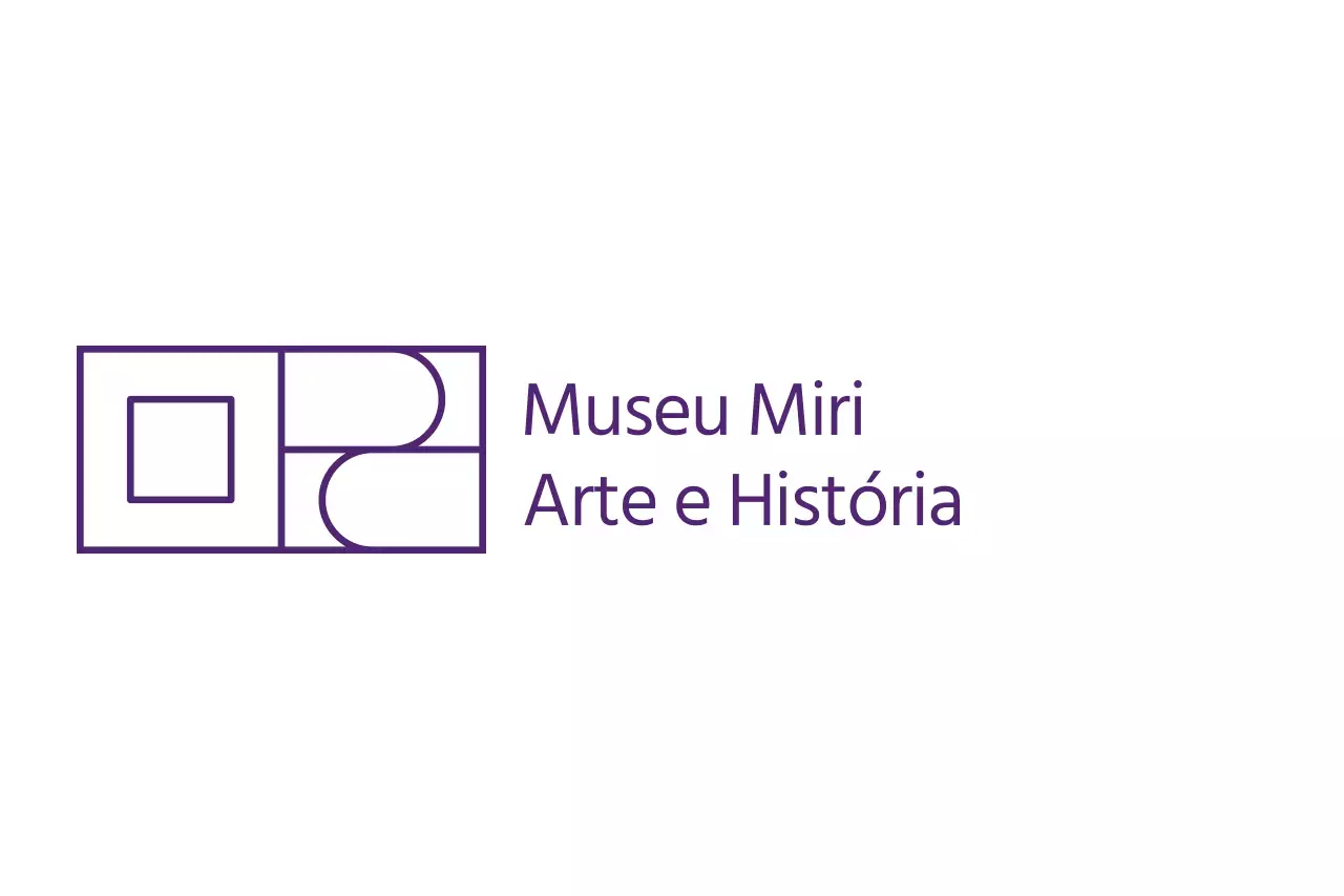 Galeria de arte com formas geométricas para um toque artístico