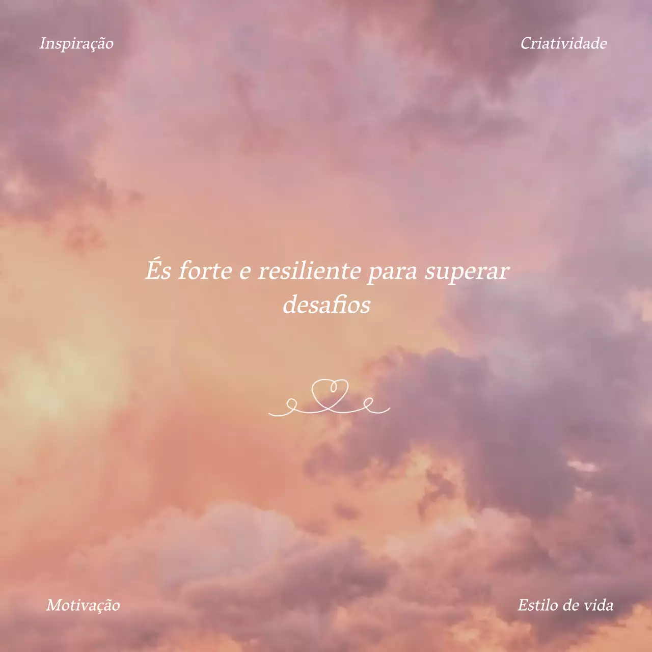 Lilás e branco Natural Inspiration Quote Mental Health Blog Promotion