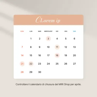 Annuncio di un calendario di feed marketing per i social media di tendenza in rosa e avorio