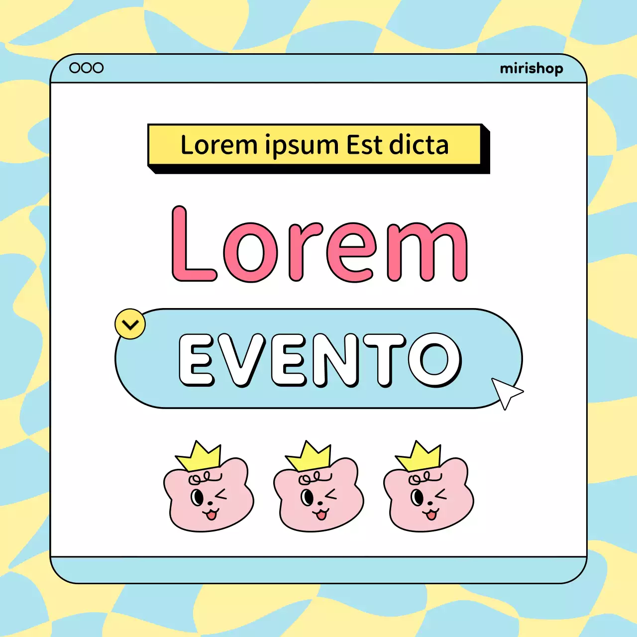 Promueva un acto kitsch del Día del Niño en rosa y amarillo chillón