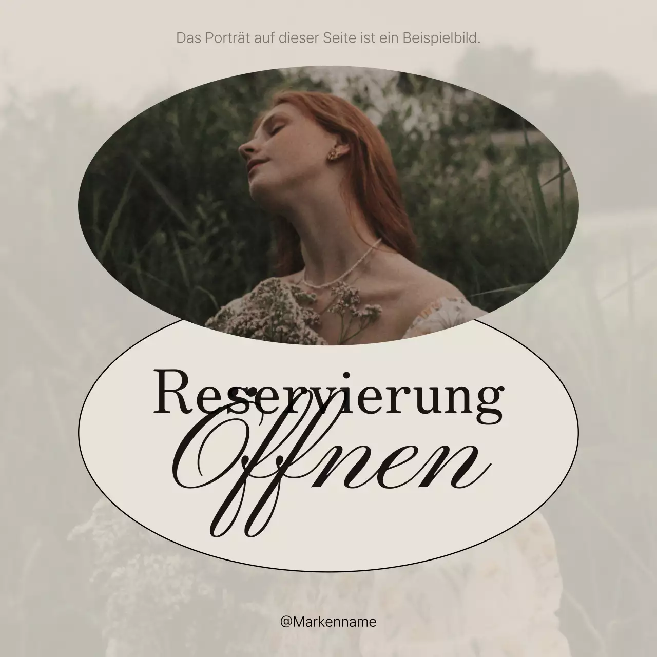 Förderung eines trendigen Social Media Marketing Feeds in Rosa und Elfenbein