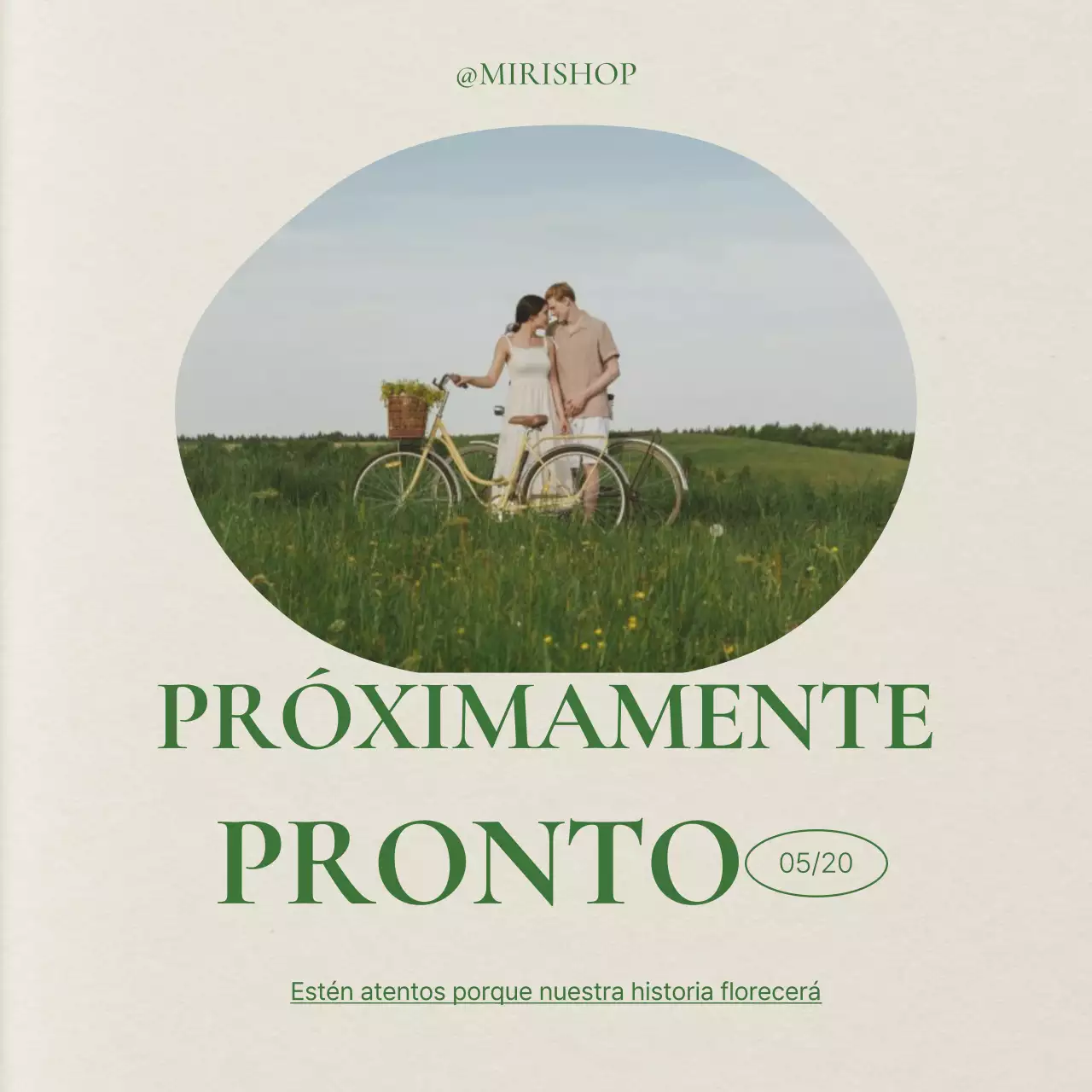 Anuncios ecológicos y modernos de marketing en redes sociales