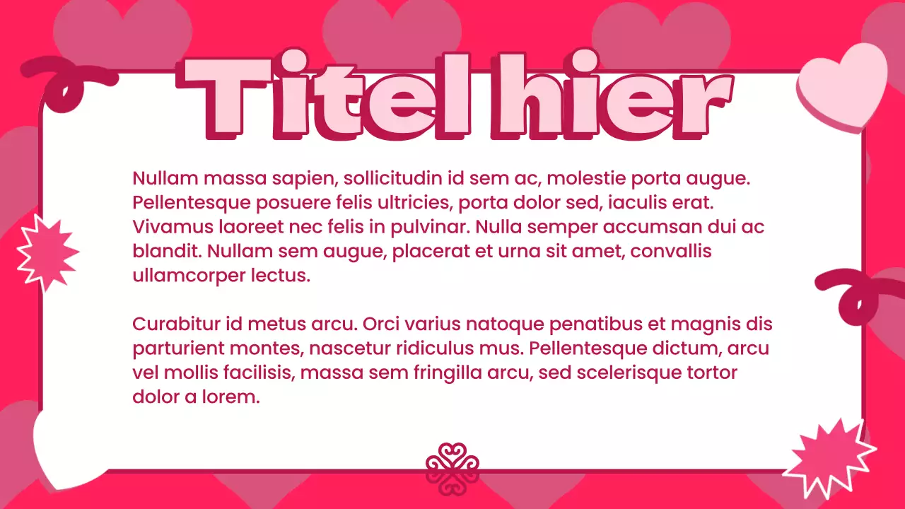 Pink Trendy Coquette Lecture Material