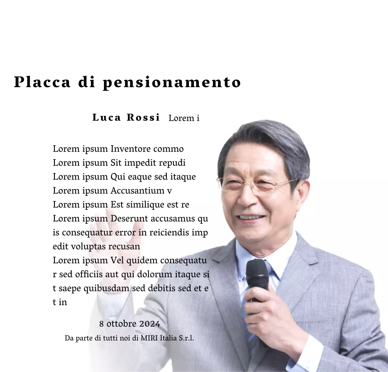 Progettare una festa di pensionamento con foto organizzate