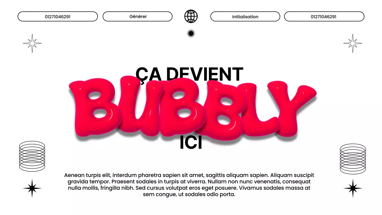 Rapport marketing 3D moderne blanc et rouge