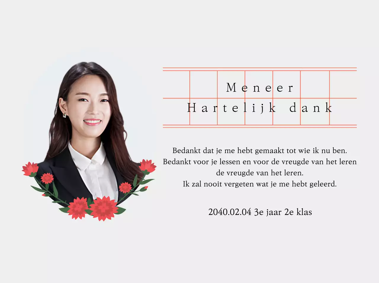 Een sentimentele kijk op lerarendag met manuscriptpapier en anjers