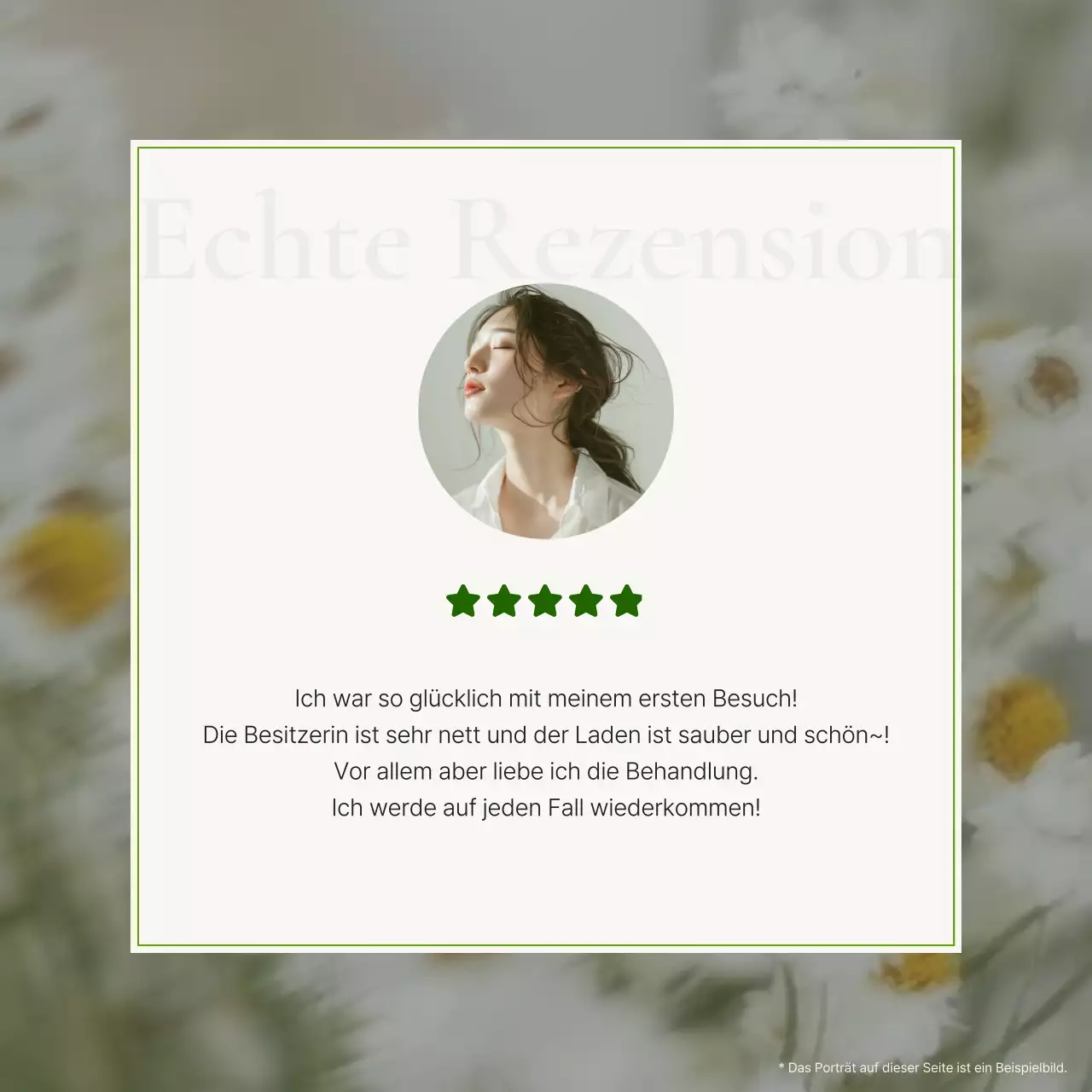 Fördern Sie einen grünen, modernen Social Media Marketing Feed