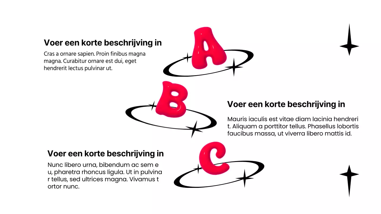 Wit en rood modern 3D marketingrapport