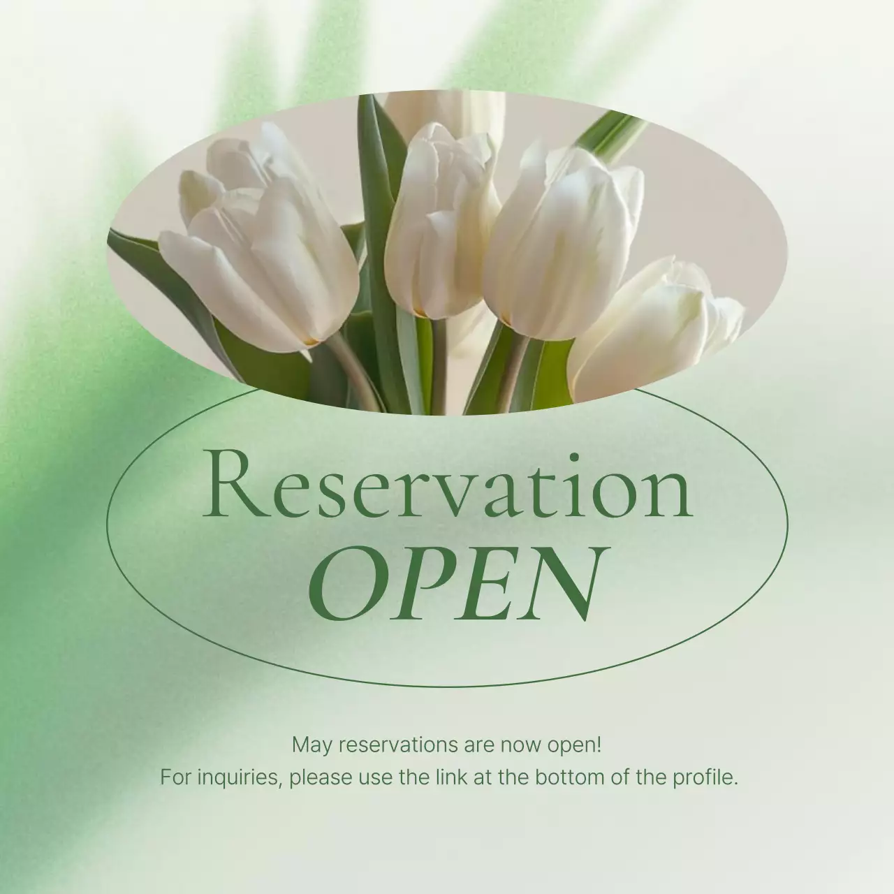 Promote your green, modern social media marketing appointment guide