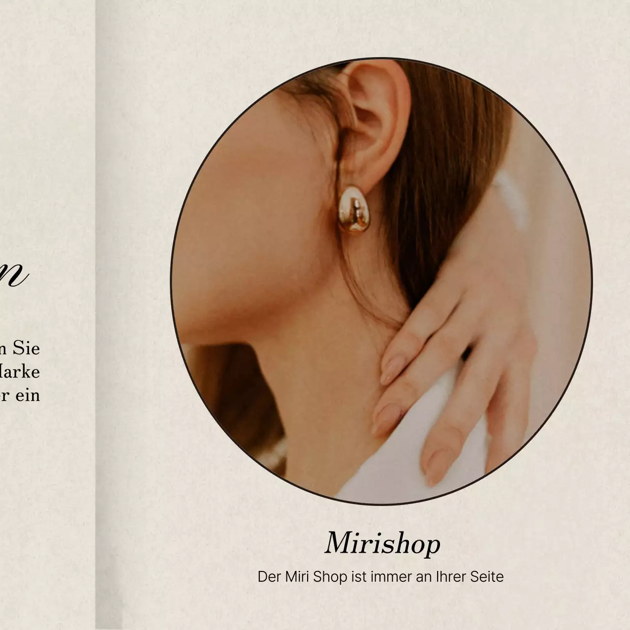 Fördern Sie trendige Social-Media-Marketing-Branding-Feeds in Rosa und Elfenbein