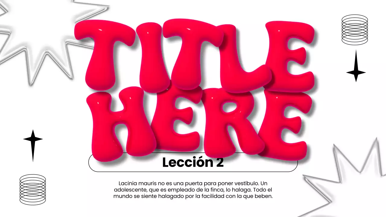 Informe de marketing 3D moderno en blanco y rojo