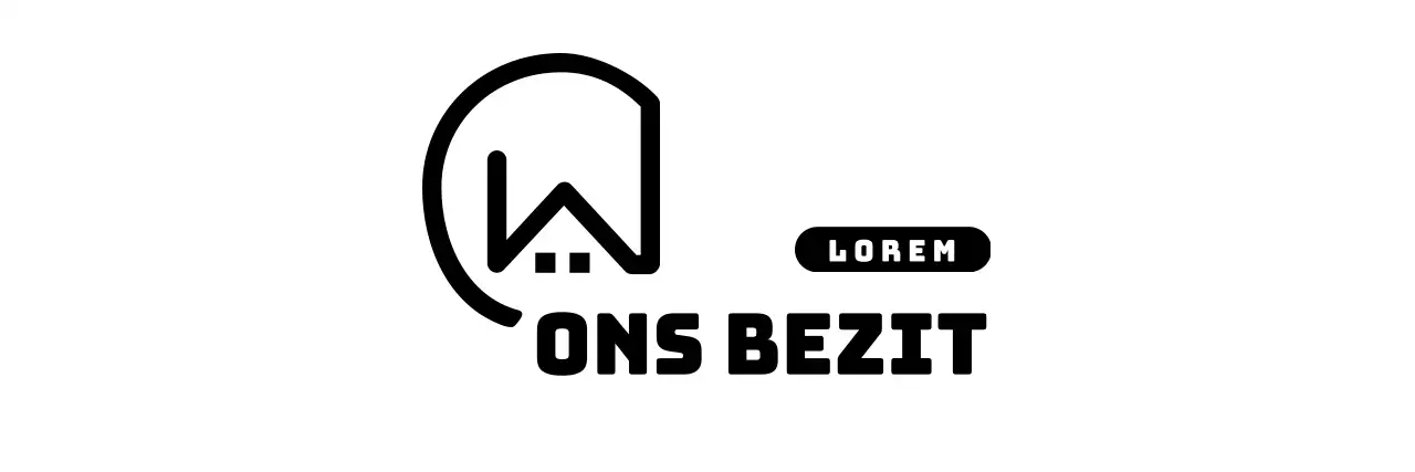 Groen, vriendelijk makelaarslogo