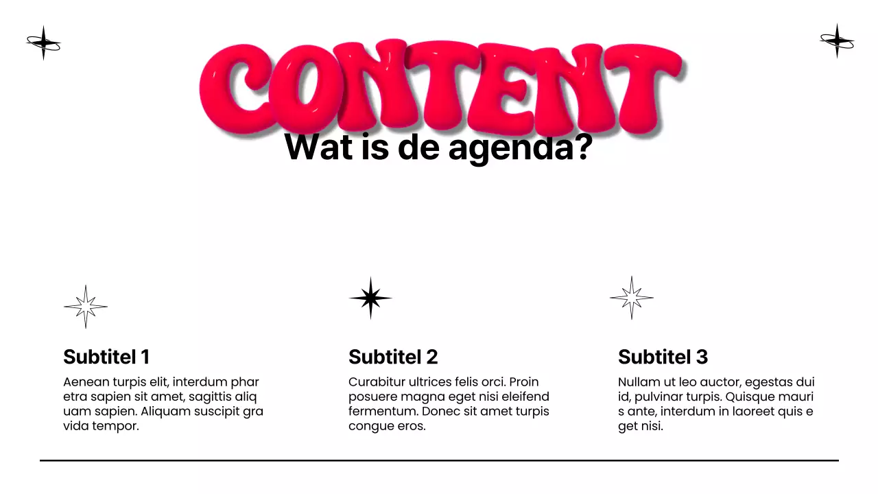 Wit en rood modern 3D marketingrapport