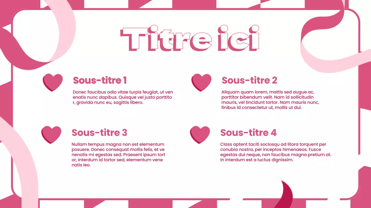 Pink Trendy Coquette Lecture Material