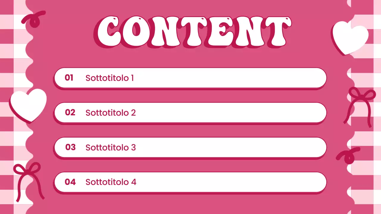 Materiale da conferenza Trendy Coquette rosa