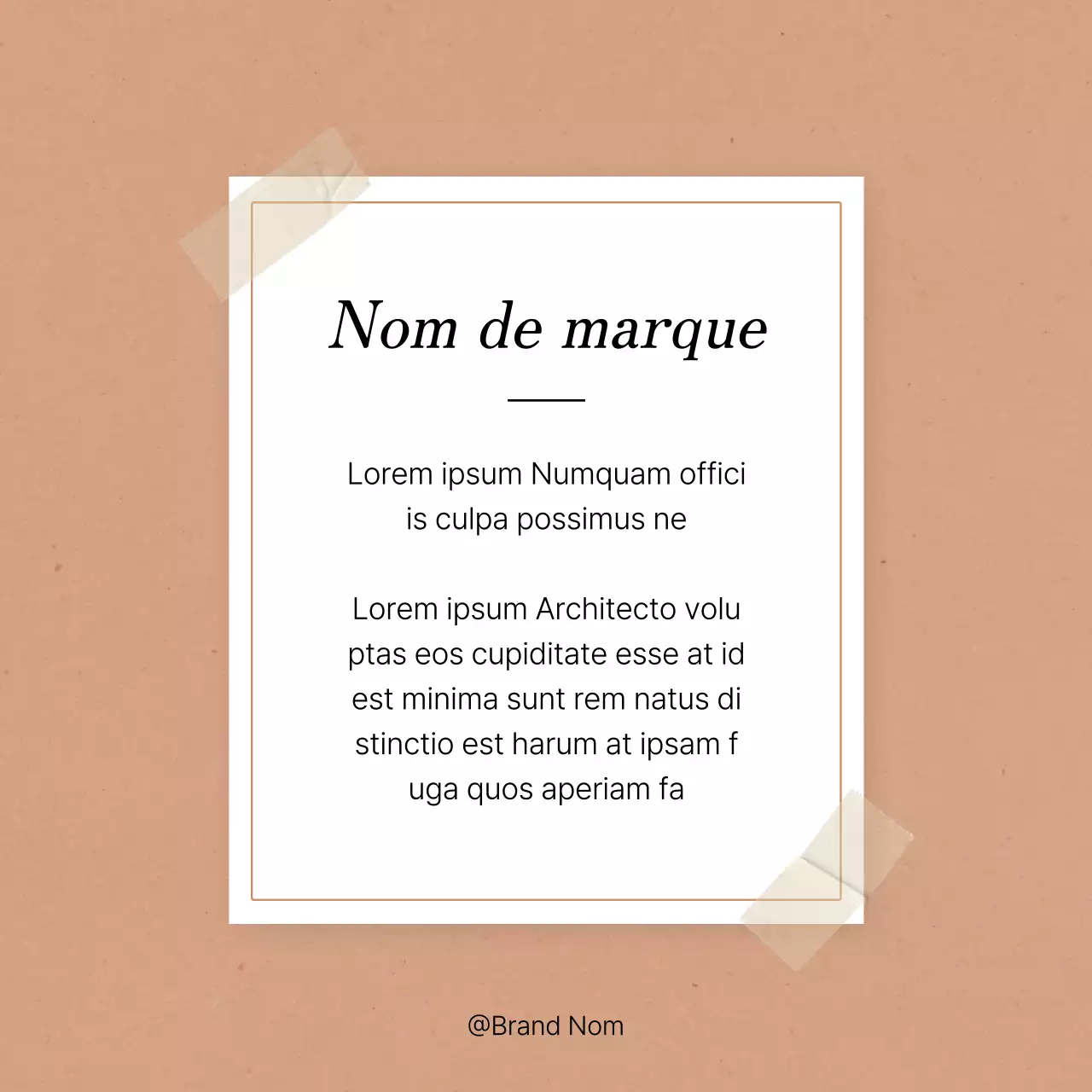 Promouvoir un flux de médias sociaux tendance en rose et ivoire