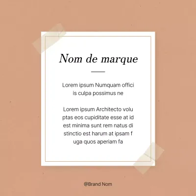 Promouvoir un flux de médias sociaux tendance en rose et ivoire