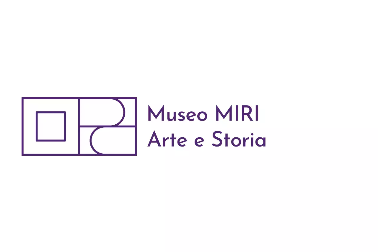 Galleria d'arte con forme geometriche per un tocco artistico