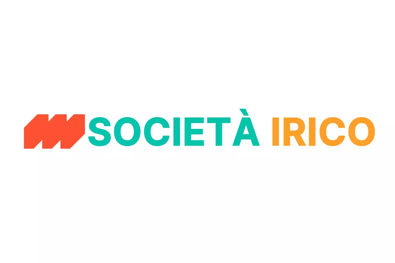 Un logo aziendale colorato che utilizza più colori