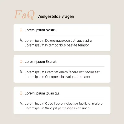 Promoot je vragen over sociale-mediamarketing in roze en ivoorkleurig