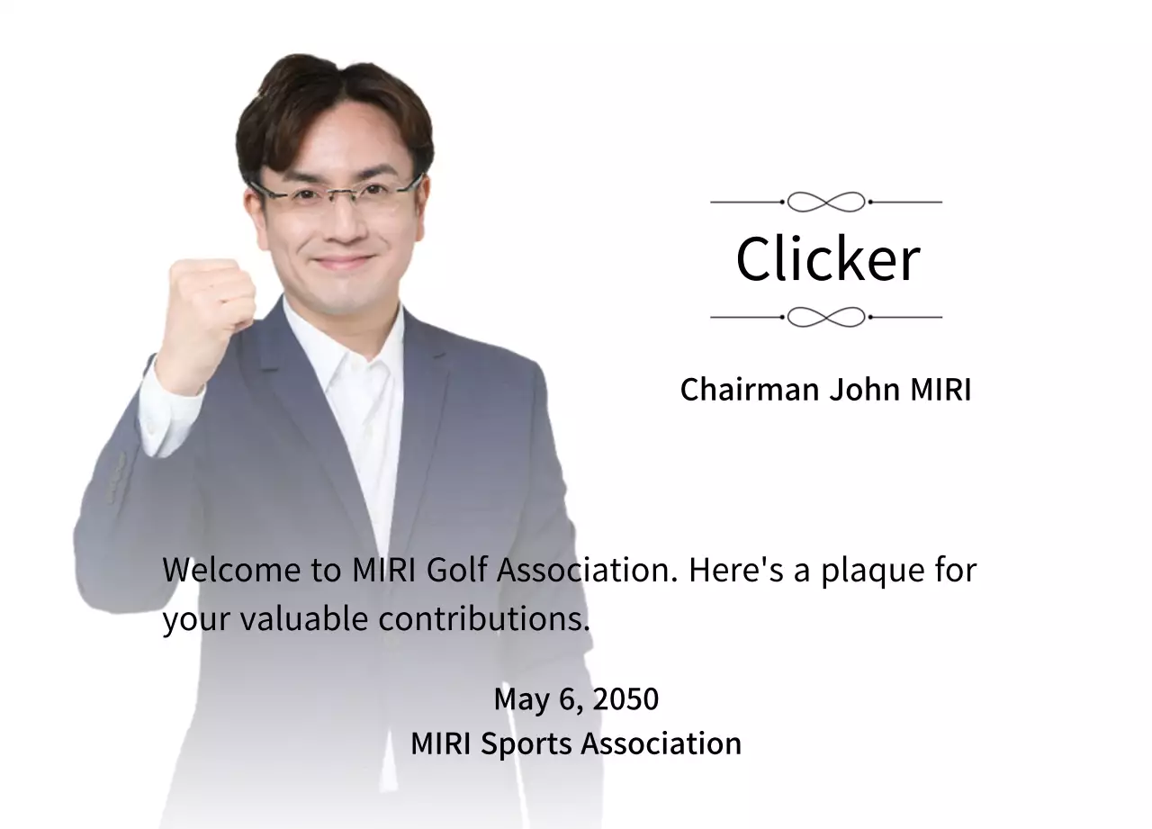 Plakat pesanan yang tampak berkelas dengan hiasan dan foto dengan latar belakang gradien