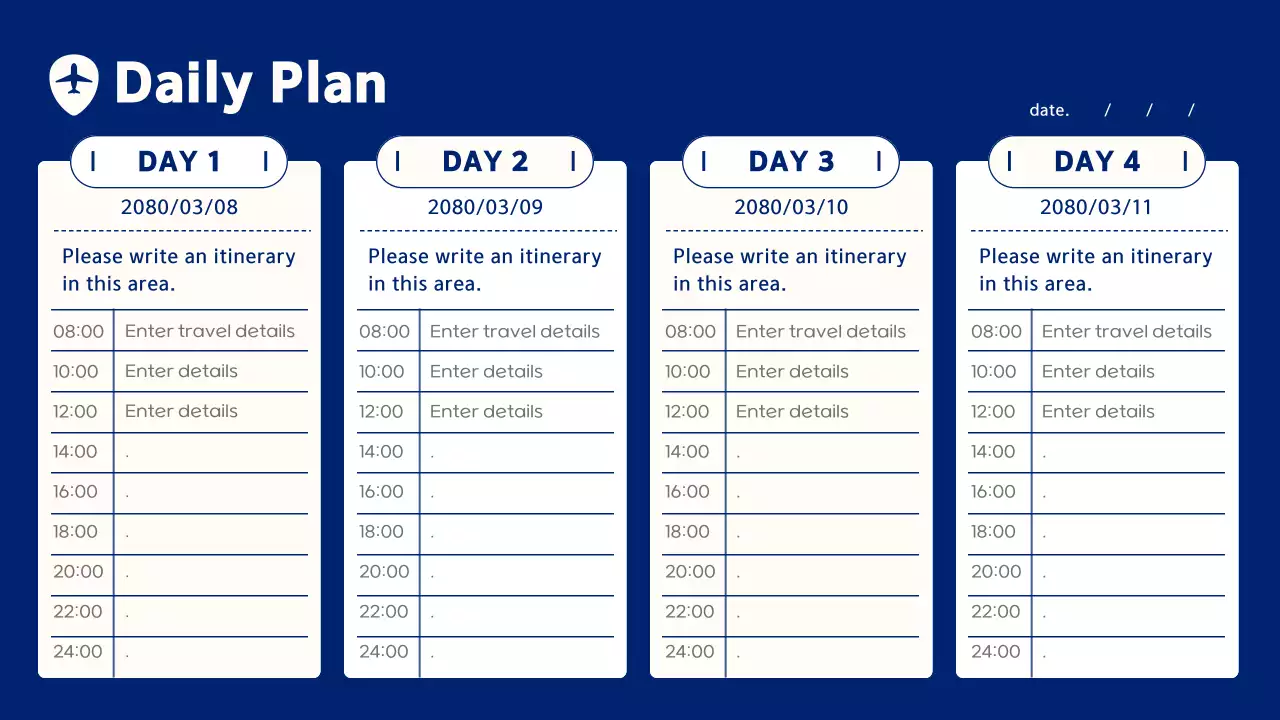 옐로우 모던 여행 일기 프레젠테이션