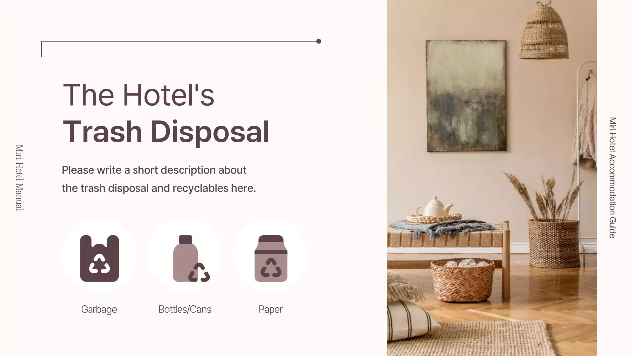 Beige Modern Hotel Guide Presentation