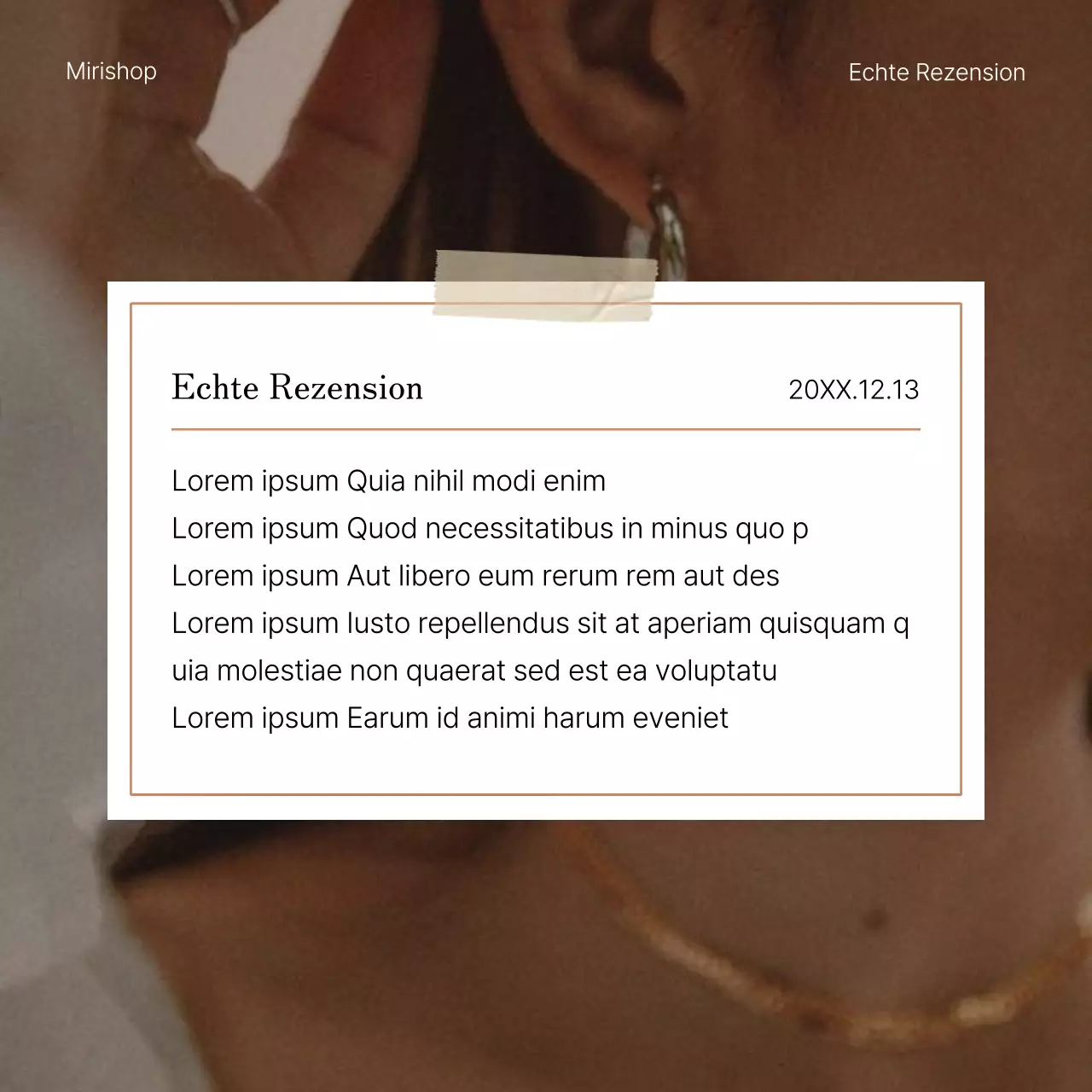 Förderung eines trendigen Social Media Marketing Feeds in Rosa und Elfenbein