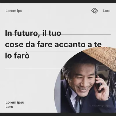 Un semplice messaggio di auguri in bianco e nero per i perdenti