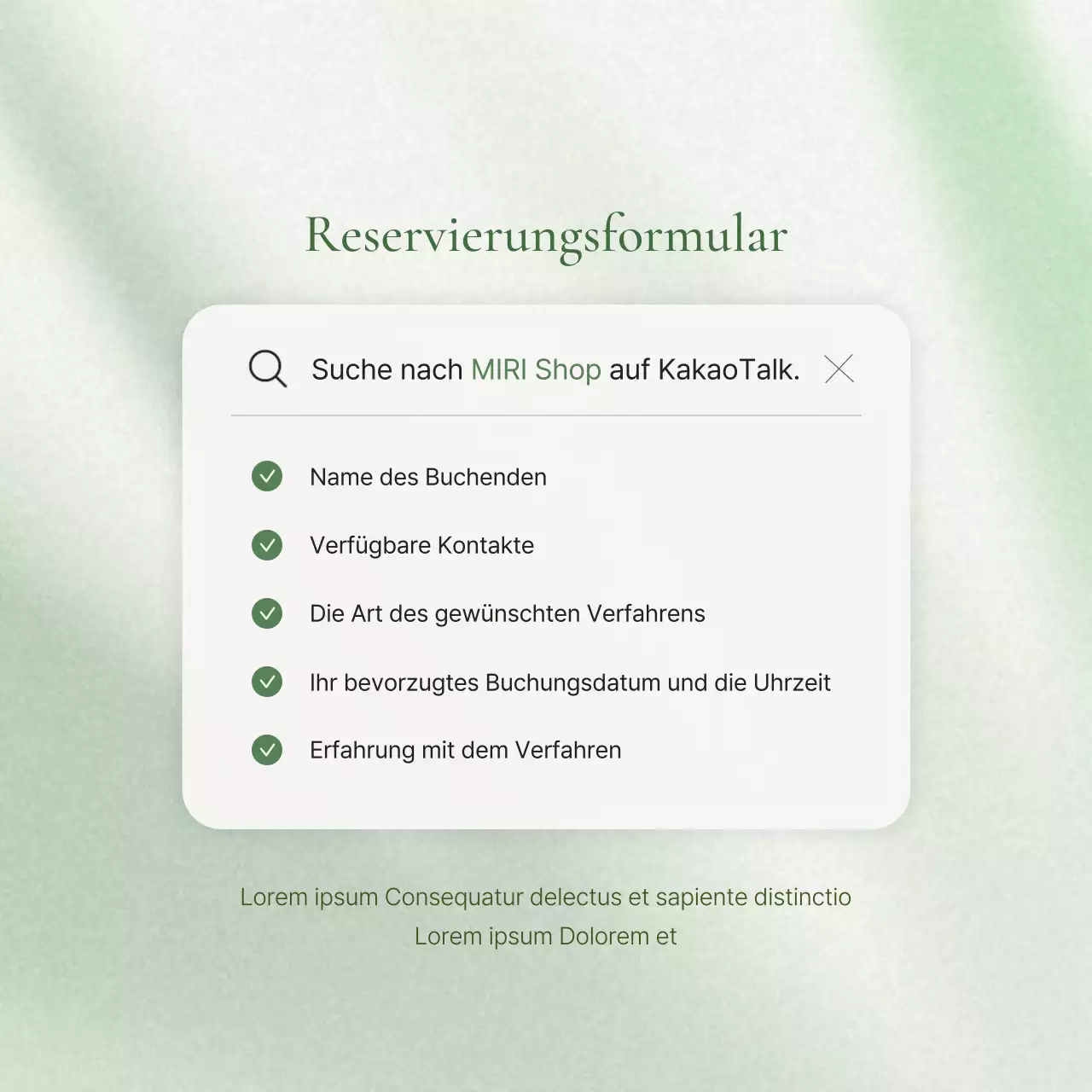 Fördern Sie einen grünen, modernen Social Media Marketing Feed