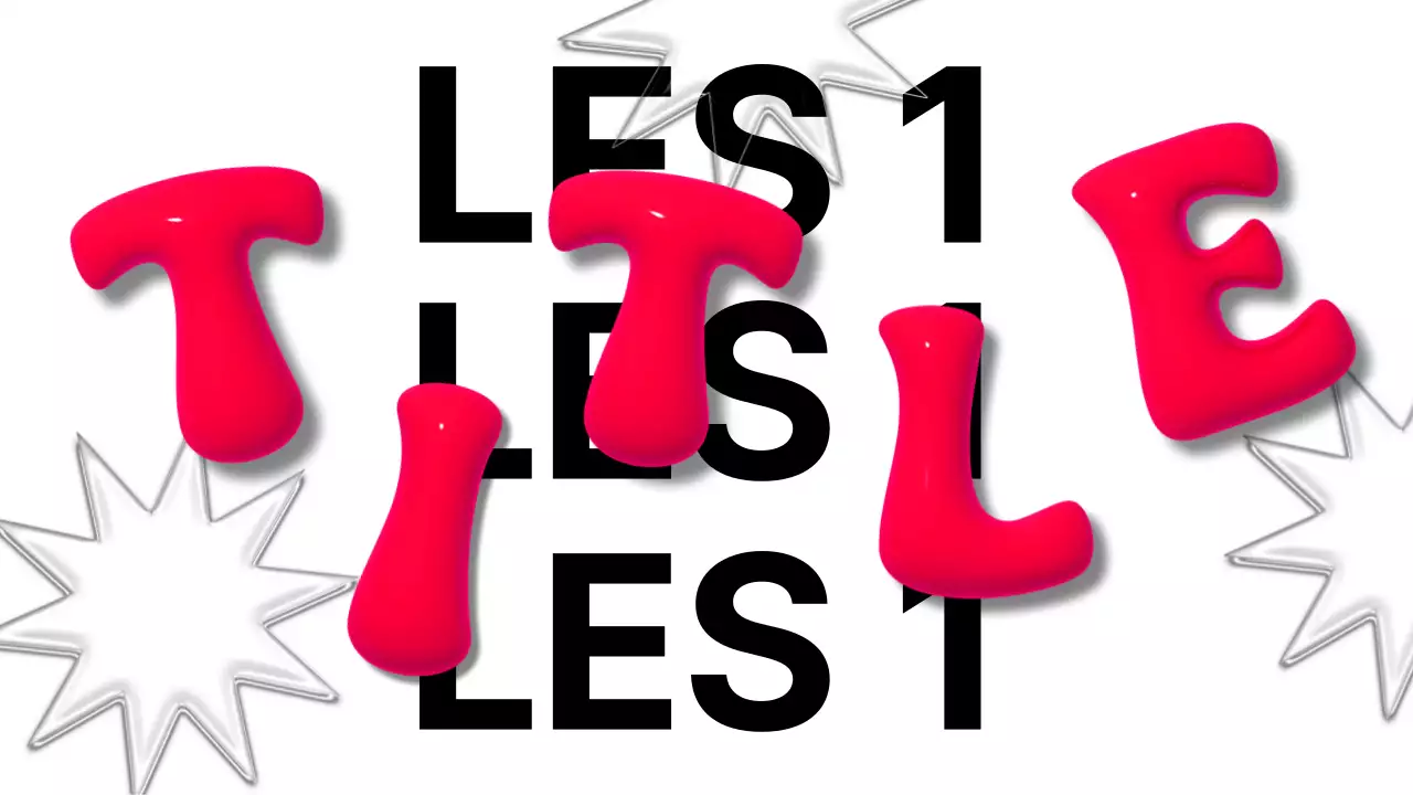 Wit en rood modern 3D marketingrapport