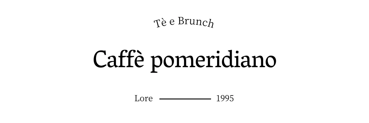 Una caffetteria per il brunch dal sapore sentimentale