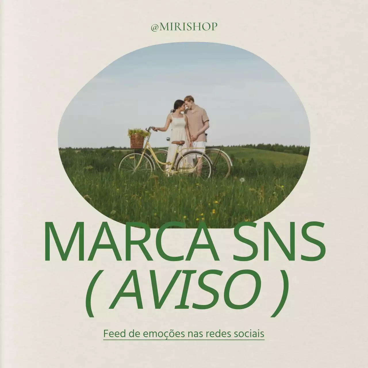 Anúncios de feeds de marketing nas redes sociais ecológicos e modernos
