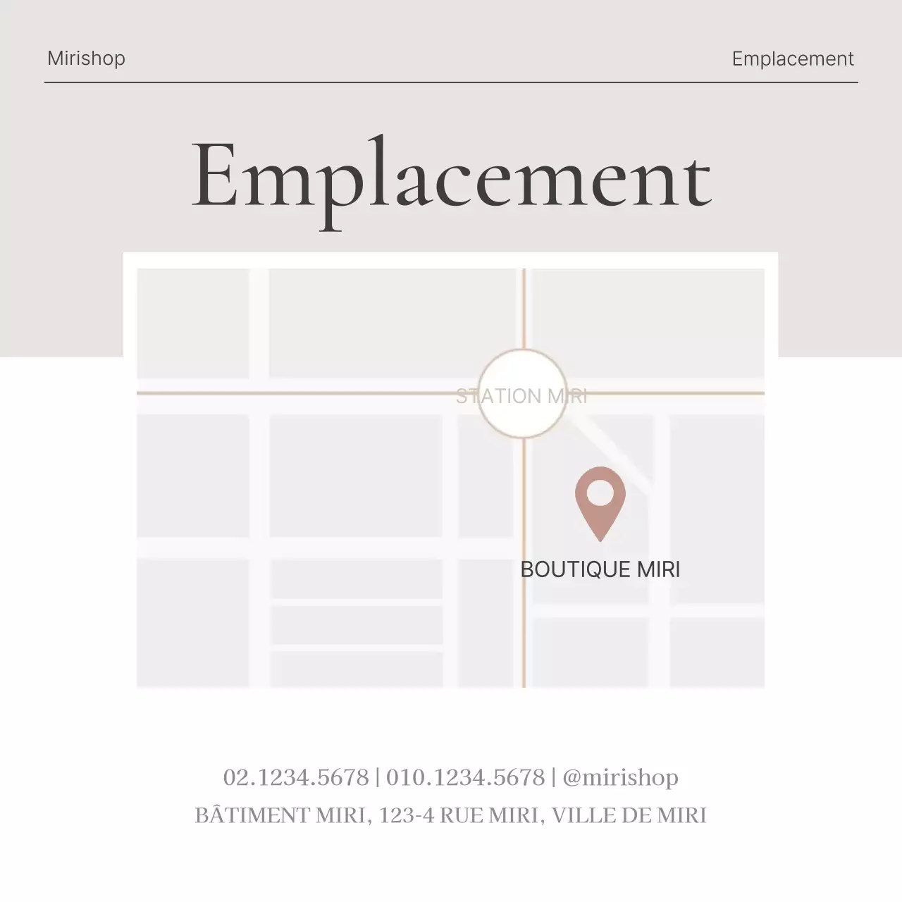 Promouvoir un flux de médias sociaux tendance en beige et gris